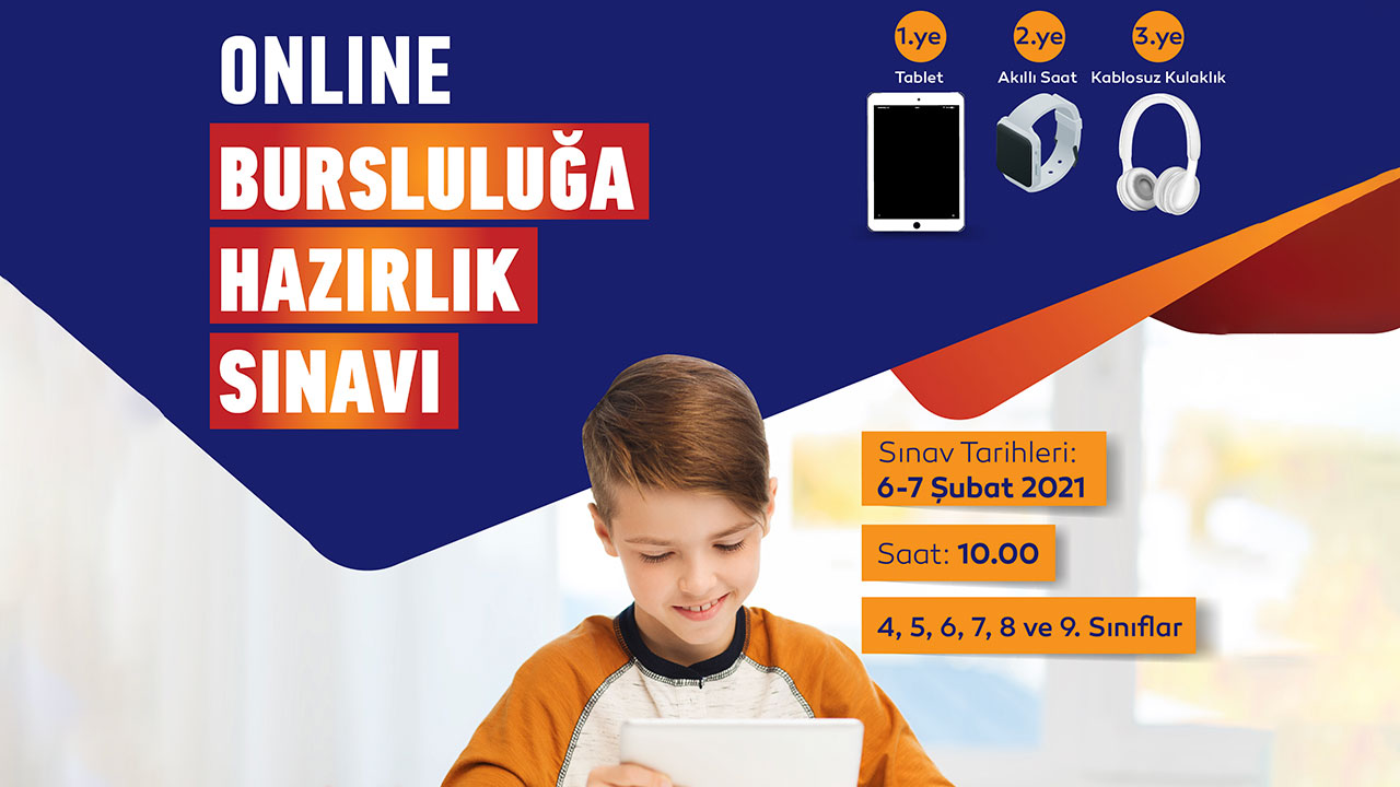 Online Bursluluğa Hazırlık Sınavı Tamamlandı